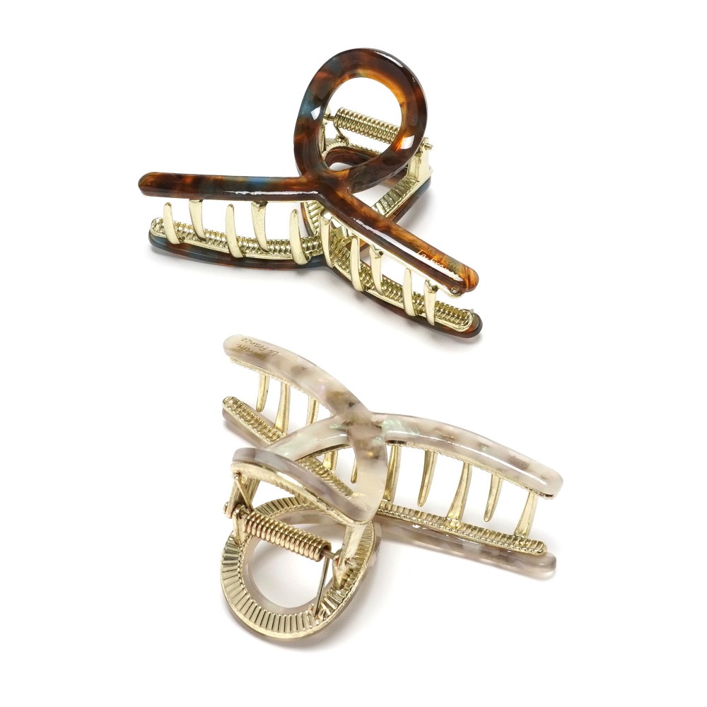 Набір шпильок-крабів для волосся 8.4см (31867) 2