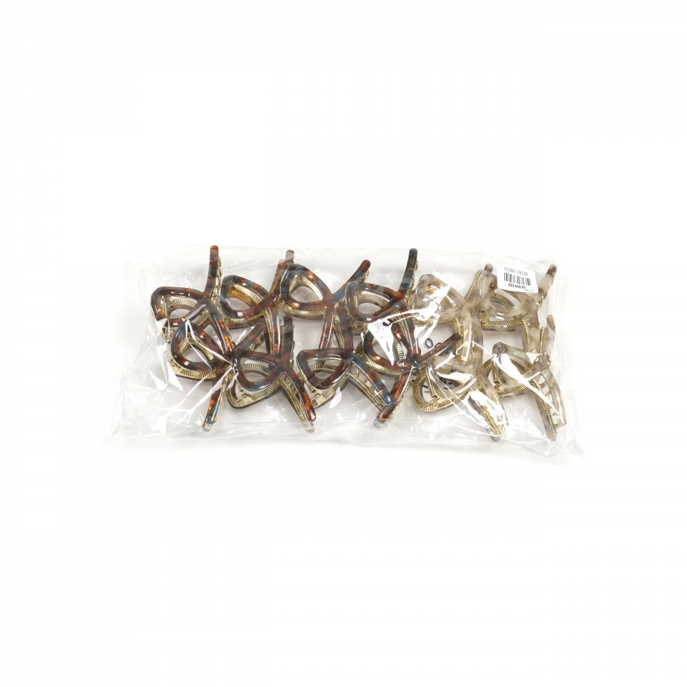 Набір шпильок-крабів для волосся 8.4см (31867) 3