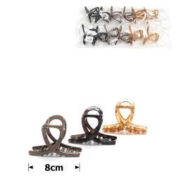 Набір шпильок-крабів для волосся 8см (31870)