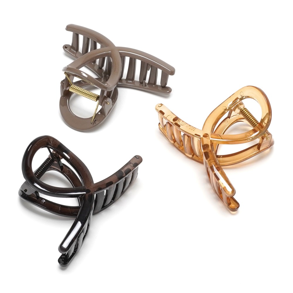 Набір шпильок-крабів для волосся 8см (31870) 2