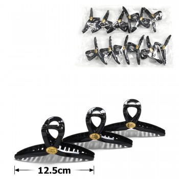Набір шпильок-крабів для волосся 12.5см (31874)