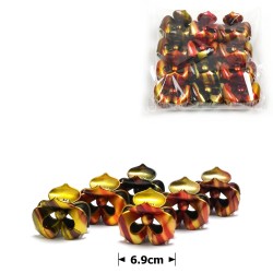 Набір заколок-крабів для волосся різнокольорові (32136)