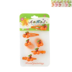 Дитячий набір шпильок Вишня (448)