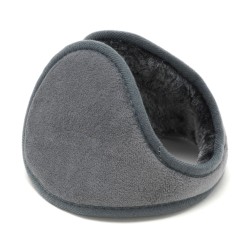 Наушники тёплые мужские серые (29189)