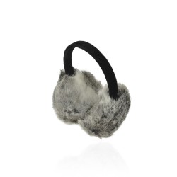 Теплі хутряні навушники з оксамитовим обручем (6699)