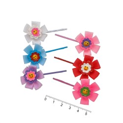 Набір дитячих заколок-невидимок 5.5см різнокольорові (4324)