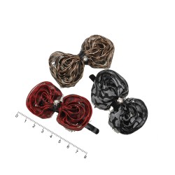 Набір заколок-невидимок для волосся з бантиком (6358)