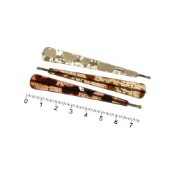 Набір заколок-невидимок для волосся з пластиковою накладкою (7268)