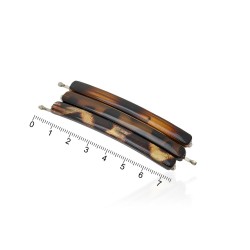 Набор заколок-невидимок для волос с пластиковой накладкой (7269)