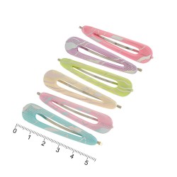 Набір заколок-невидимок для волосся з пластиковою накладкою (7278)