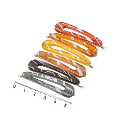 Набор заколок-невидимок для волос с пластиковой накладкой (7279)