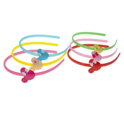 Набір дитячих обручів для волосся з прикрасою Міккі-маус (10787)