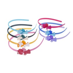 Набір дитячих обручів для волосся пластиковий (10798)