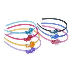 Набір дитячих обручів для волосся з прикрасою (10799)