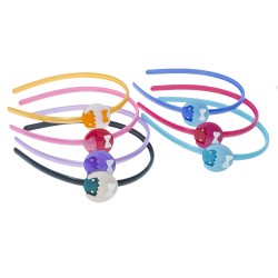 Набор детских обручей для волос с украшением (10801)