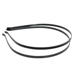 Набір металевих обручів заготовок 0.45см 12шт чорний (12838)