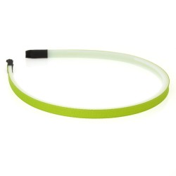 Набір обручів заготовок із репсовою стрічкою 0.7см зелений (13653)