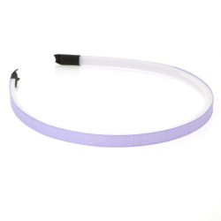 Набір обручів заготовок із репсовою стрічкою 0.7см фіолетовий (13657)
