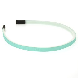 Набір обручів заготовок із репсовою стрічкою 0.7см бірюзовий (13683)