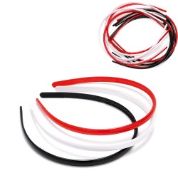 Набор обручей для волос 0.8см глянцевый (15680)