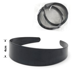 Набір пластикових обручів заготовок 4см 12шт чорний (23355)