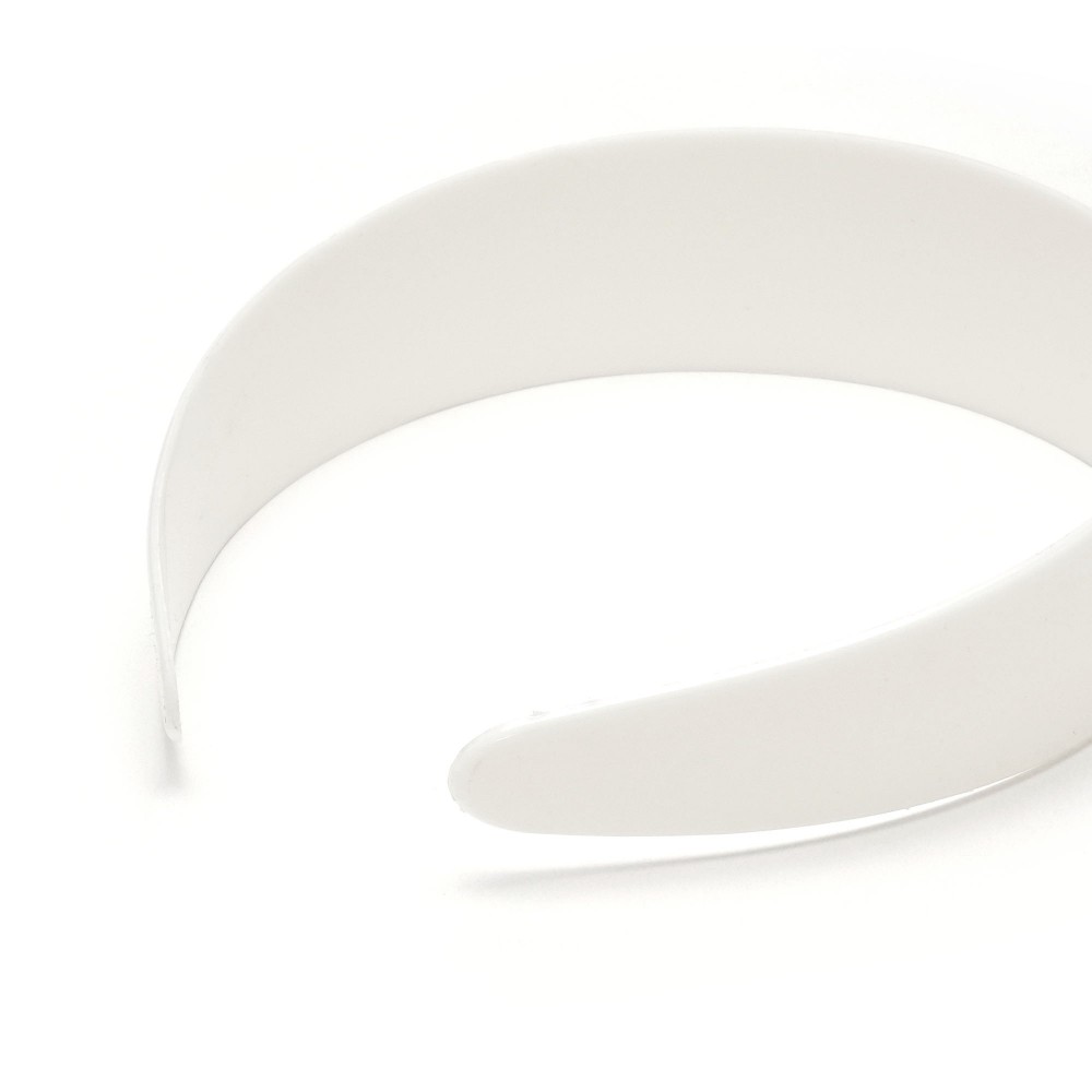 Набір пластикових обручів заготовок 3.8см 12шт білий (30282) 2