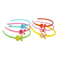 Набір дитячих обручів для волосся Зайчик (3447)