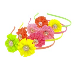 Набір дитячих обручів для волосся з бантиком (7294)
