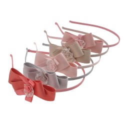 Набір обручів для волосся з бантом (7298)