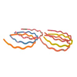 Набір обручів для волосся Хвиля з принтом зірочка (8198)