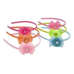 Набор детских обручей для волос с бантиком (8941)