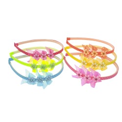 Набір дитячих обручів для волосся з бантиком (8943)