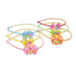 Набір дитячих обручів для волосся з бантиком (8944)