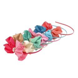 Набір обручів для волосся з бантом (9736)
