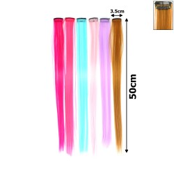 Набір прядок-канекалонів на шпильці 50см однотонні (15379)
