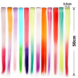 Набір пасмів-канекалонів на шпильці 50см двокольорові (15715)