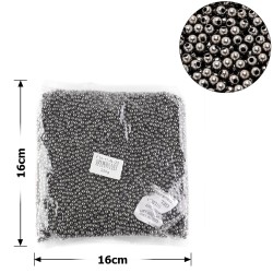 Набір перлинних намистин 4мм 250г графітовий (25816)