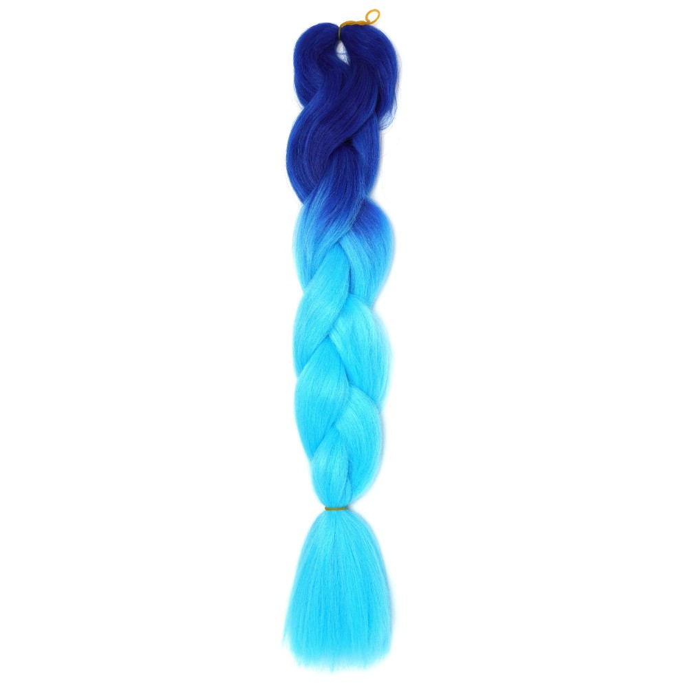 Канекалон двухцветный сине-голубой 60см (25916) 1