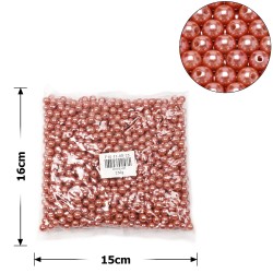 Набор жемчужных бусин 8мм 1000шт 250г коричневый (27093)