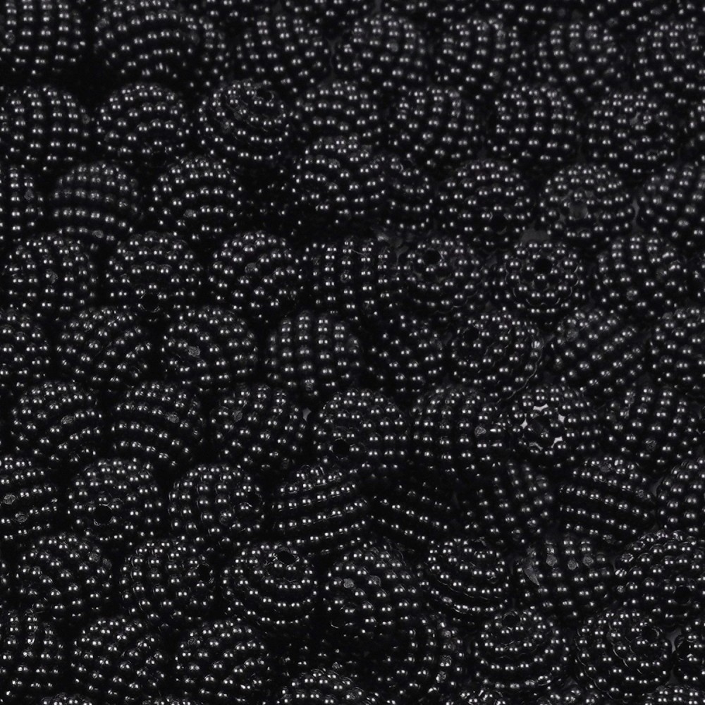 Набір намистин ожина 10мм 700шт 250г чорний (30440) 2