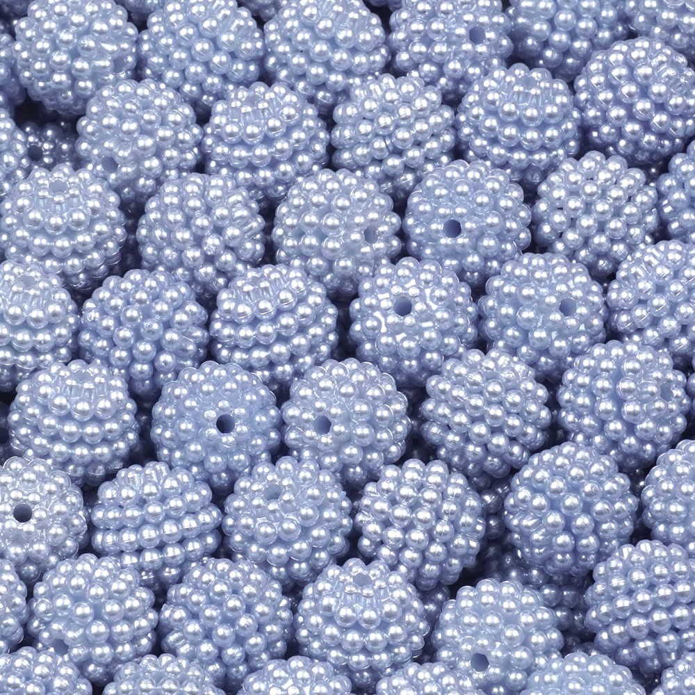 Набір намистин ожина 12мм 375шт 250г блакитний (30451) 2