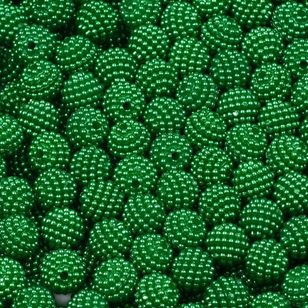 Набір намистин ожина 10мм 700шт 250г смарагдовий (30452) 2