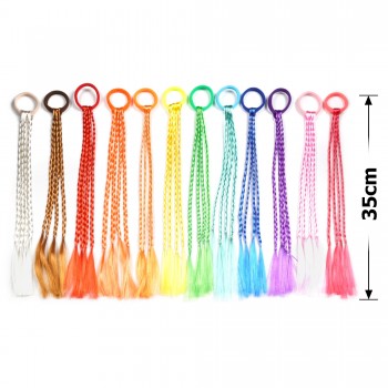 Набір резинок-кісок для волосся кольорові (31401)
