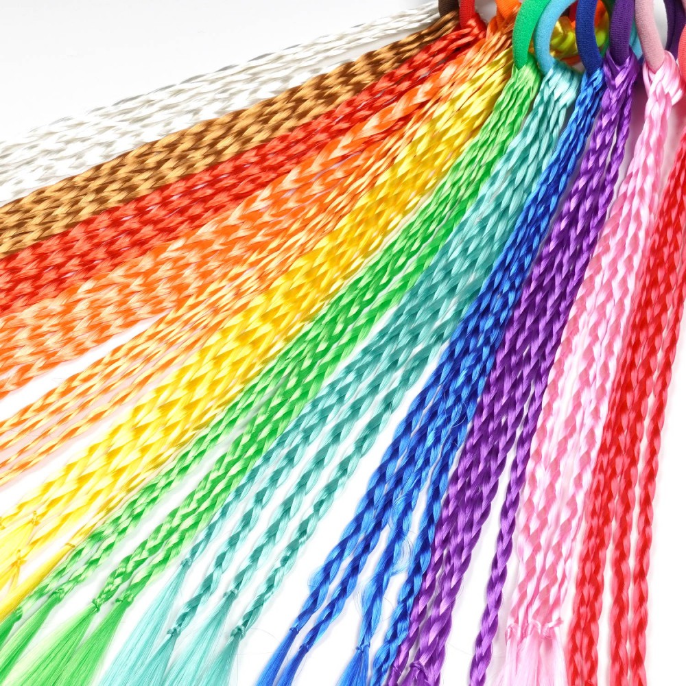 Набір резинок-кісок для волосся кольорові (31401) 4