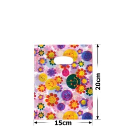 Набір подарункових целофанових пакетів 20мкм 15x20см (10539)