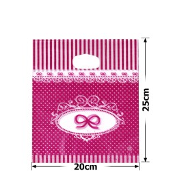 Набір подарункових целофанових пакетів 20мкм 20x25см 100шт (11384)