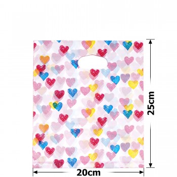 Набор подарочных целлофановых пакетов 20мкм 20x25см 100шт (12004)