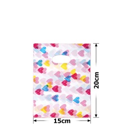 Набор подарочных целлофановых пакетов 20мкм 15x20см (12007)