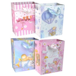 Набір подарункових картонних пакетів 18х23см (12900)