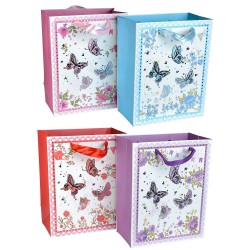 Набір подарункових картонних пакетів 18х23см (12901)